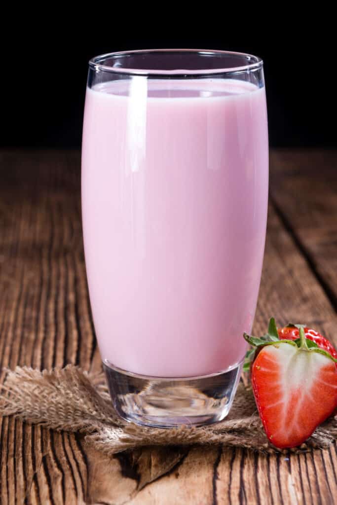 Strawberry Almond Milk Just 3 ingredients! The Big Man's World