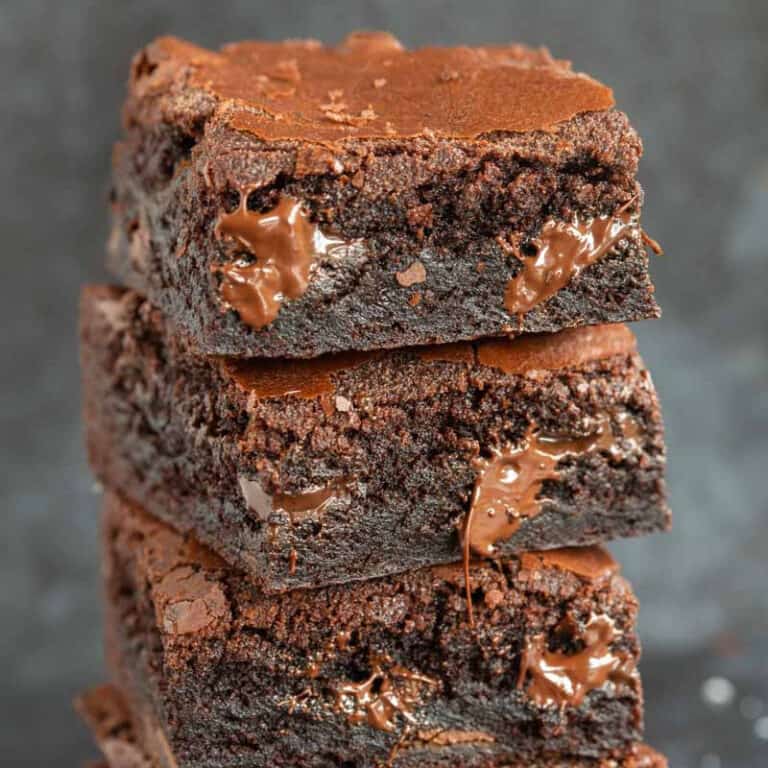 Almond Butter Brownies- NO flour! - The Big Man's World