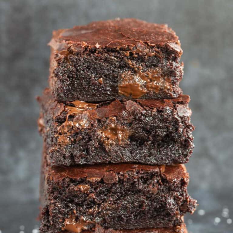 Coconut Flour Brownies {So Fudgy} - The Big Man's World