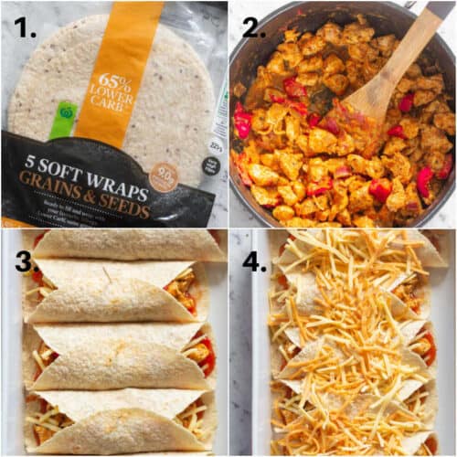 Keto Enchiladas Just 3 grams carbs! The Big Man's World