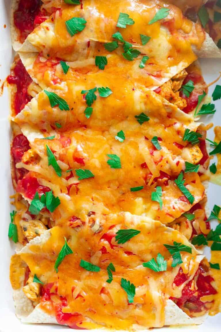 Keto Enchiladas {3g carbs} - The Big Man's World