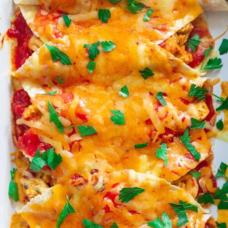 Keto Enchiladas {3g carbs} - The Big Man's World