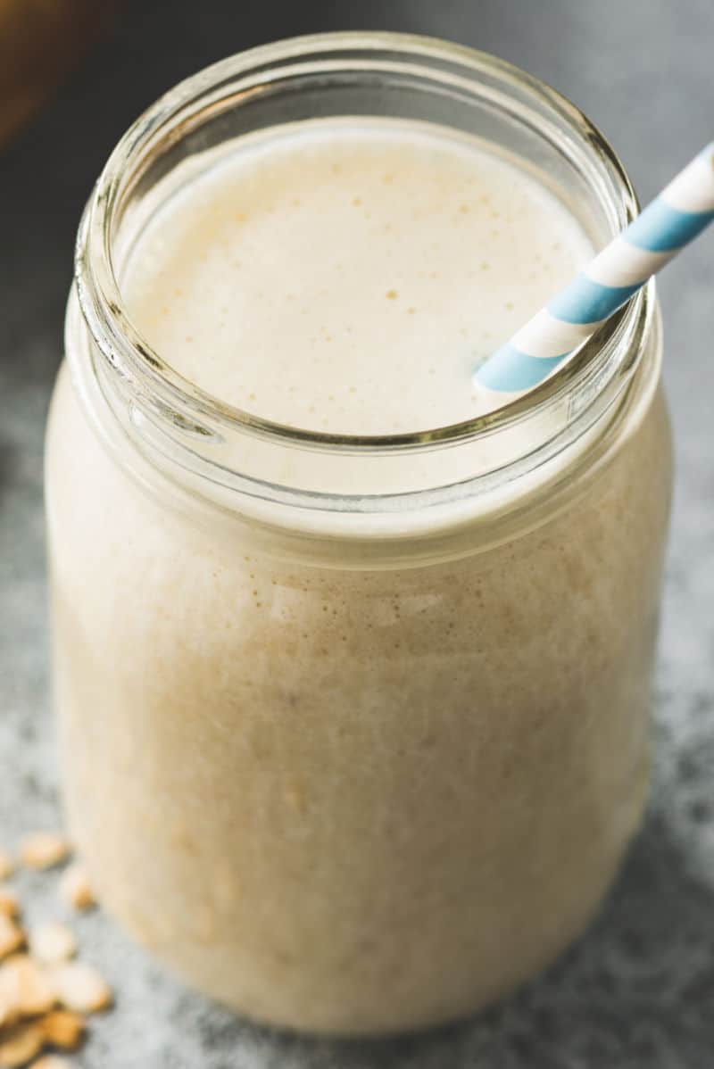 smoothie with almond butter