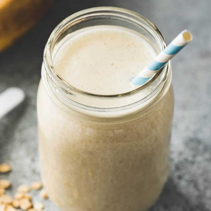 Almond Butter Smoothie- Just 3 ingredients! - The Big Man's World