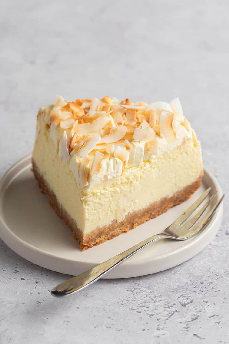 low carb coconut cheesecake
