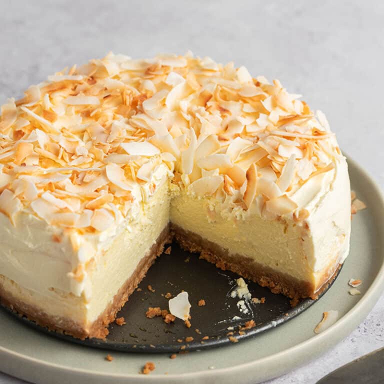 Coconut Cheesecake Recipe Just 2 Minutes Prep Needed 4291