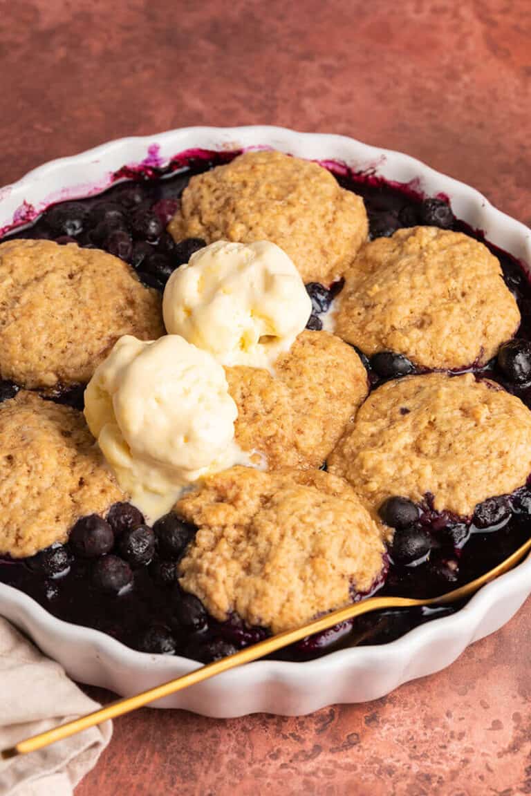 Keto Blueberry Cobbler {3g carbs} The Big Man's World