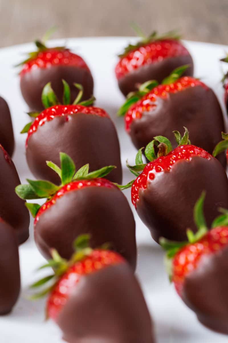 low carb chocolate covered strawberries