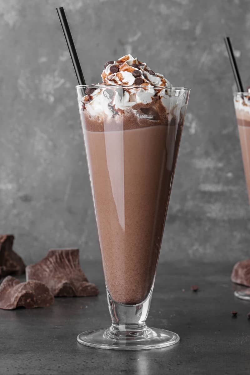 Keto Chocolate Milkshake- Just 3 ingredients! - The Big Man's World ®