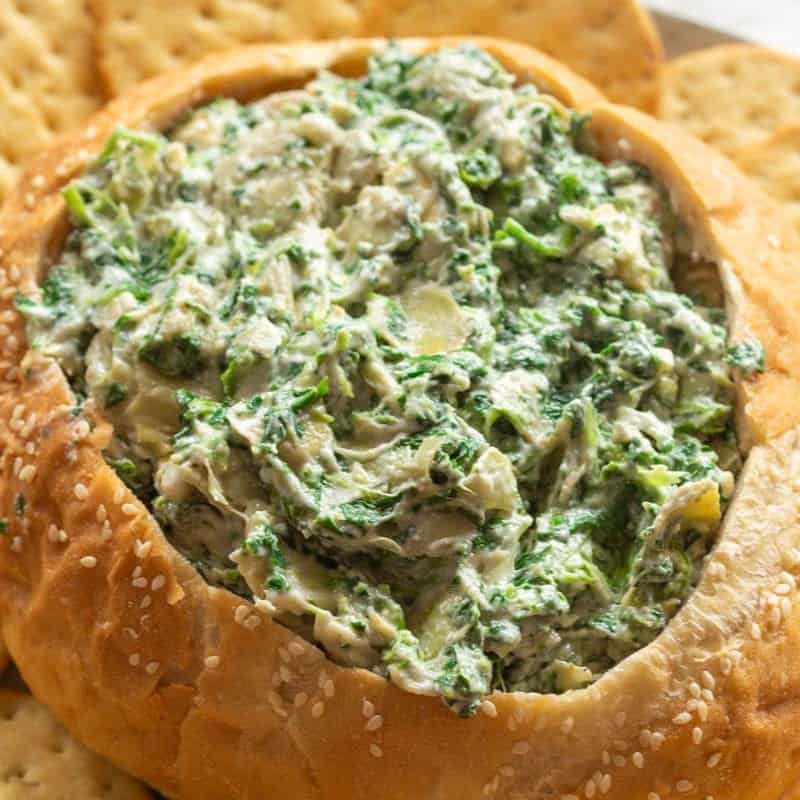 Keto Spinach Artichoke Dip