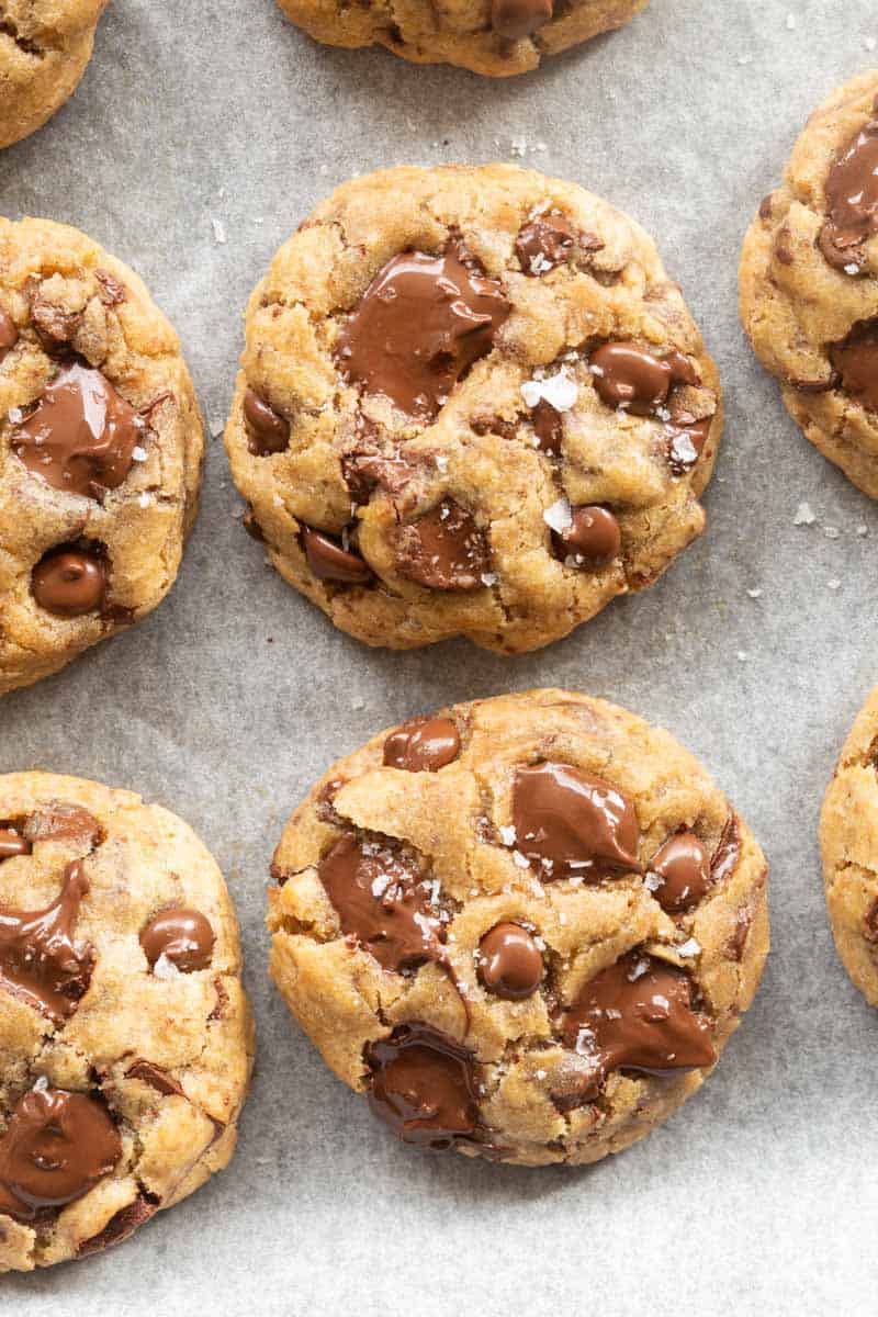 Low fat chocolate chip cookies