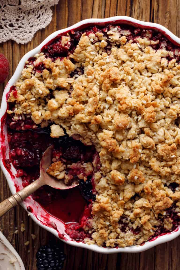 Keto Blackberry Cobbler ZERO added sugar! The Big Man's World