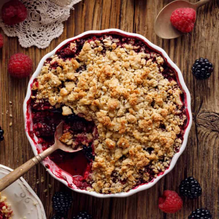 Keto Blackberry Cobbler- ZERO added sugar! - The Big Man's World