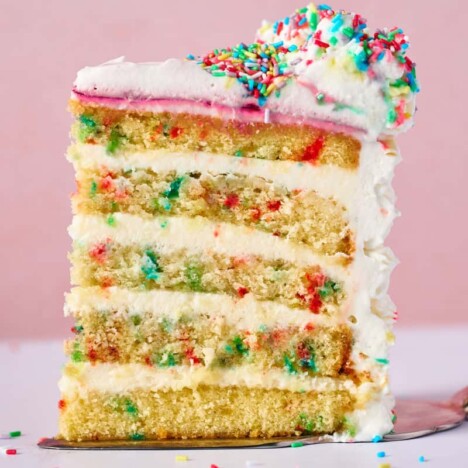 Funfetti Cake Recipe {No eggs, milk, or butter!} - The Big Man's World