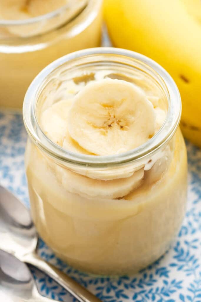 Healthy Banana Pudding {No eggs or dairy!} - The Big Man's World