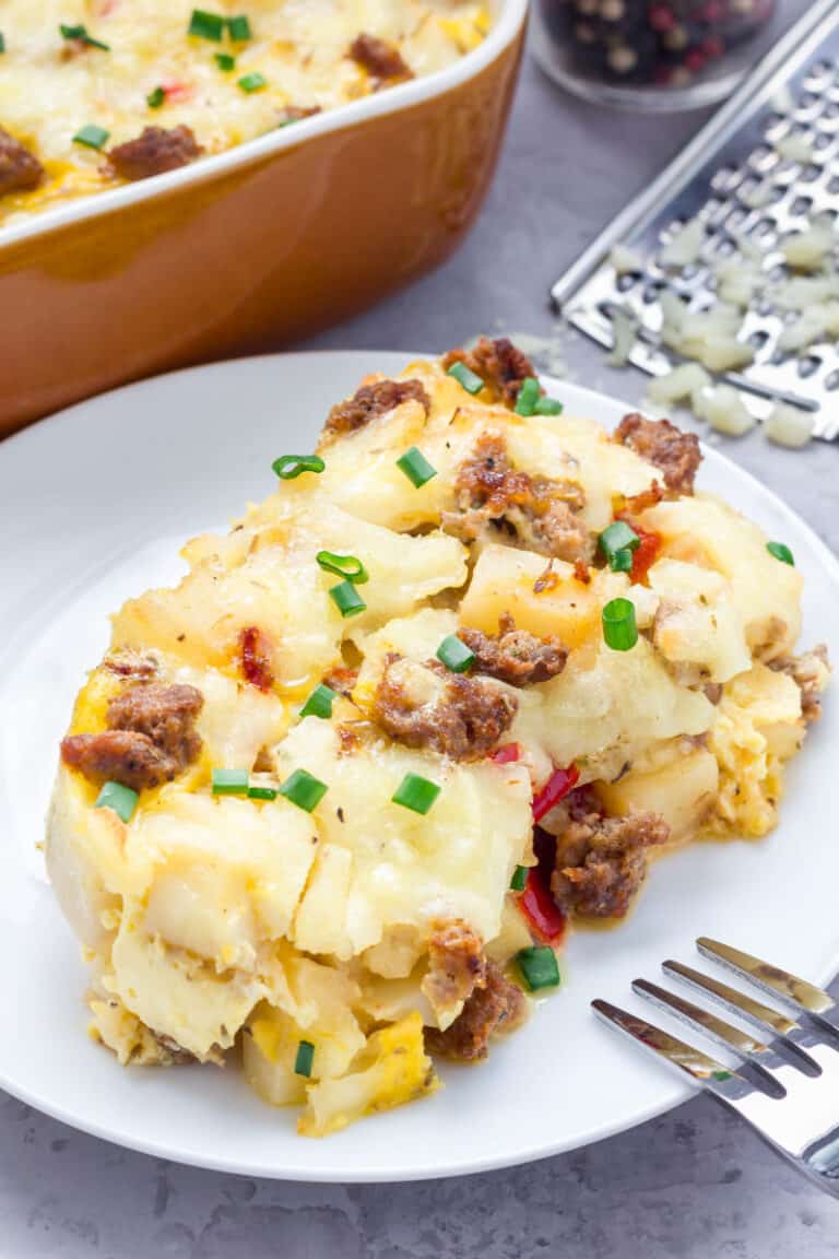 Keto Breakfast Casserole Freezer friendly! - The Big Man's World