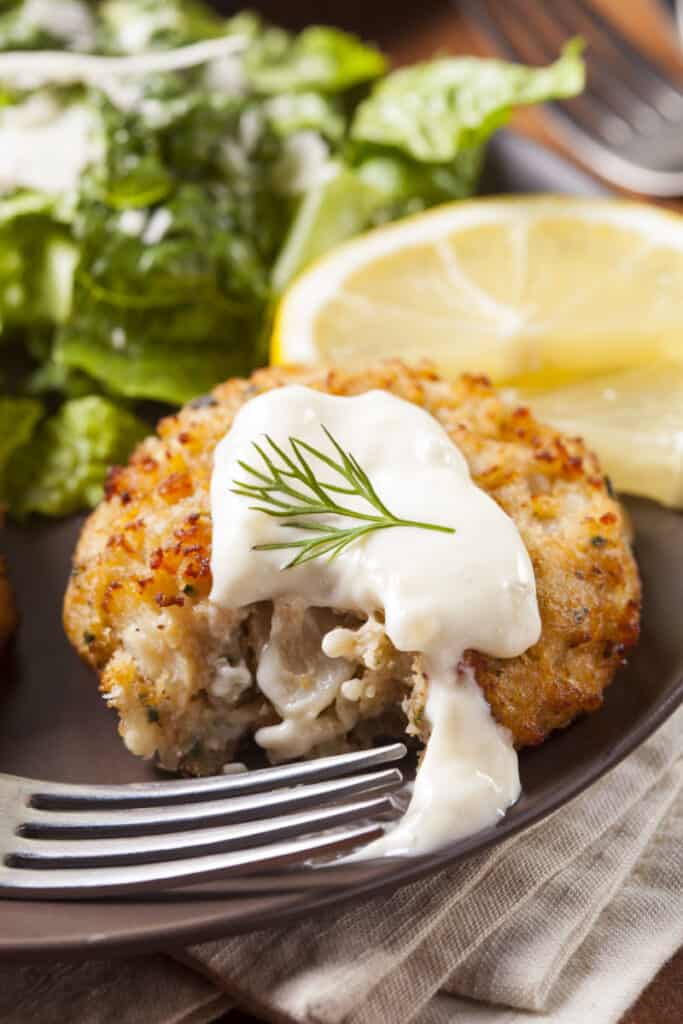Keto Crab Cakes {Fried, baked, or air fried!} The Big Man's World