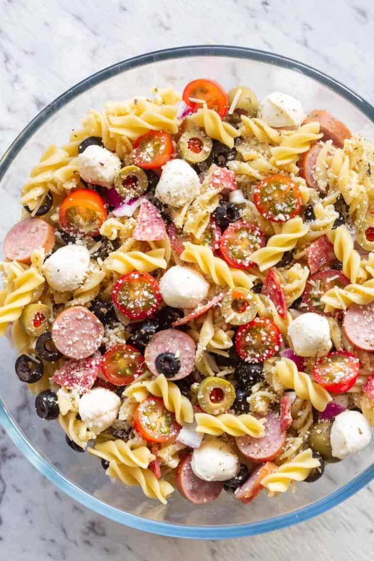 Keto Pasta Salad {with Real Macaroni} - The Big Man's World