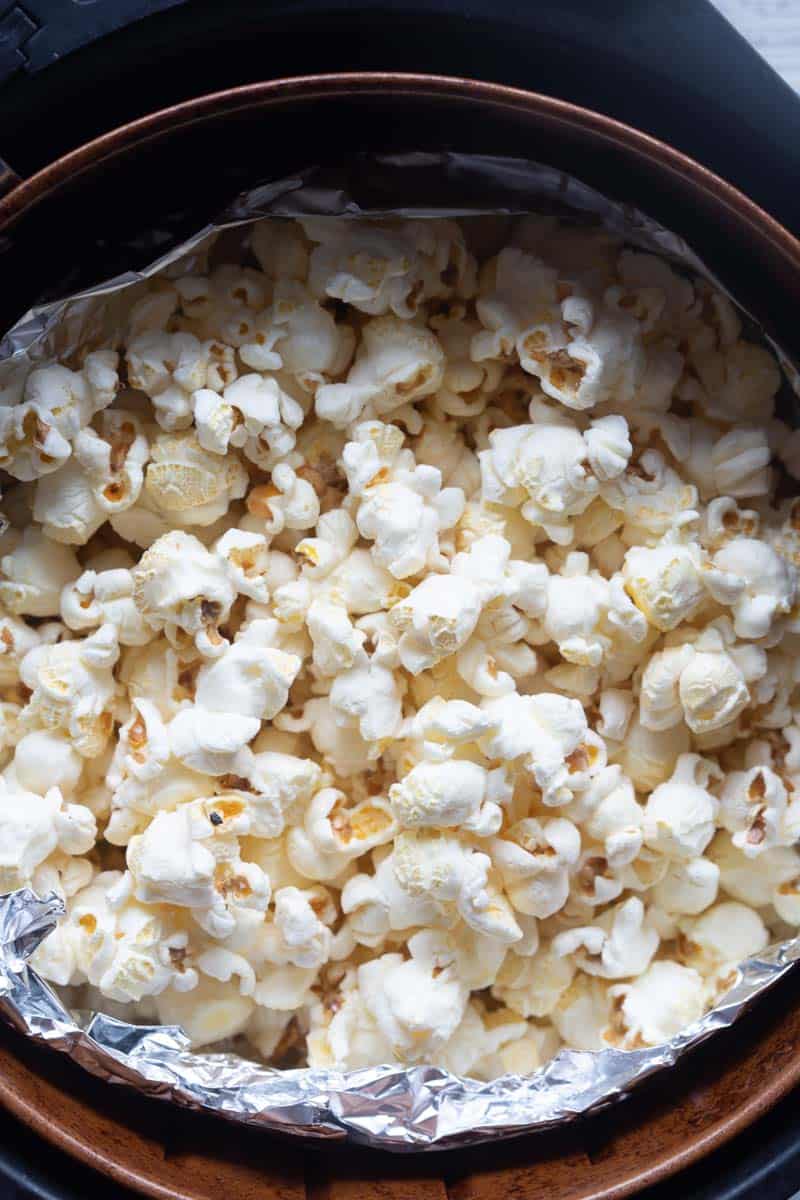 air fried popcorn