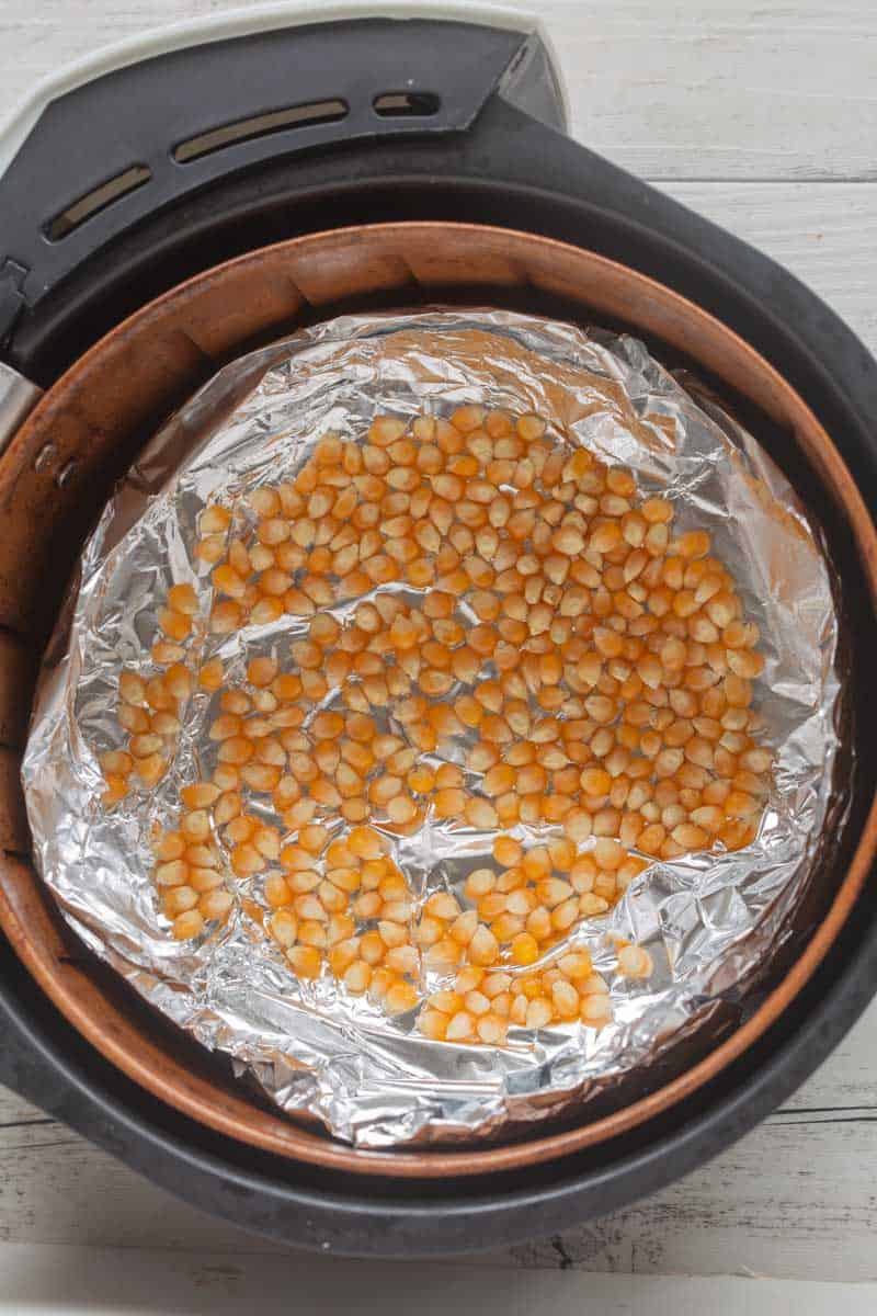 popcorn kernels in the air fryer