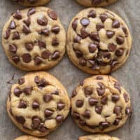 eggless chocolate chip cookies