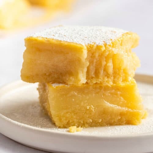 Healthy Lemon Bars Under 100 calories! The Big Man's World