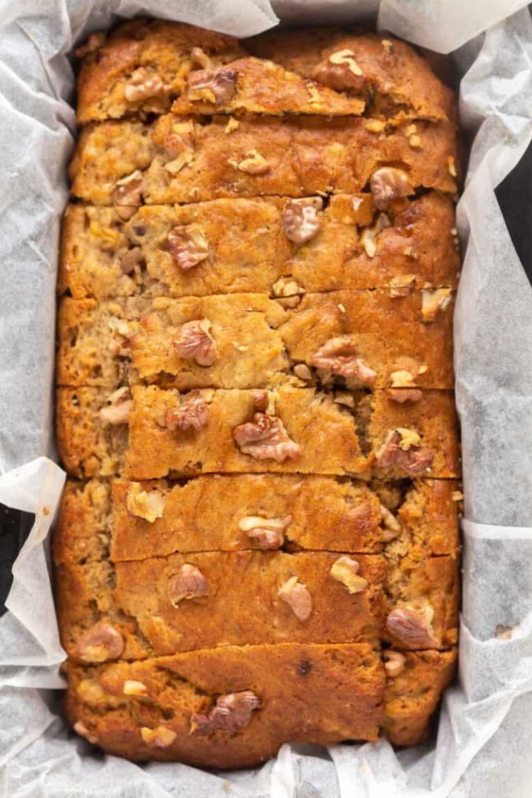 Oat Flour Banana Bread {No butter, one bowl!} The Big Man's World