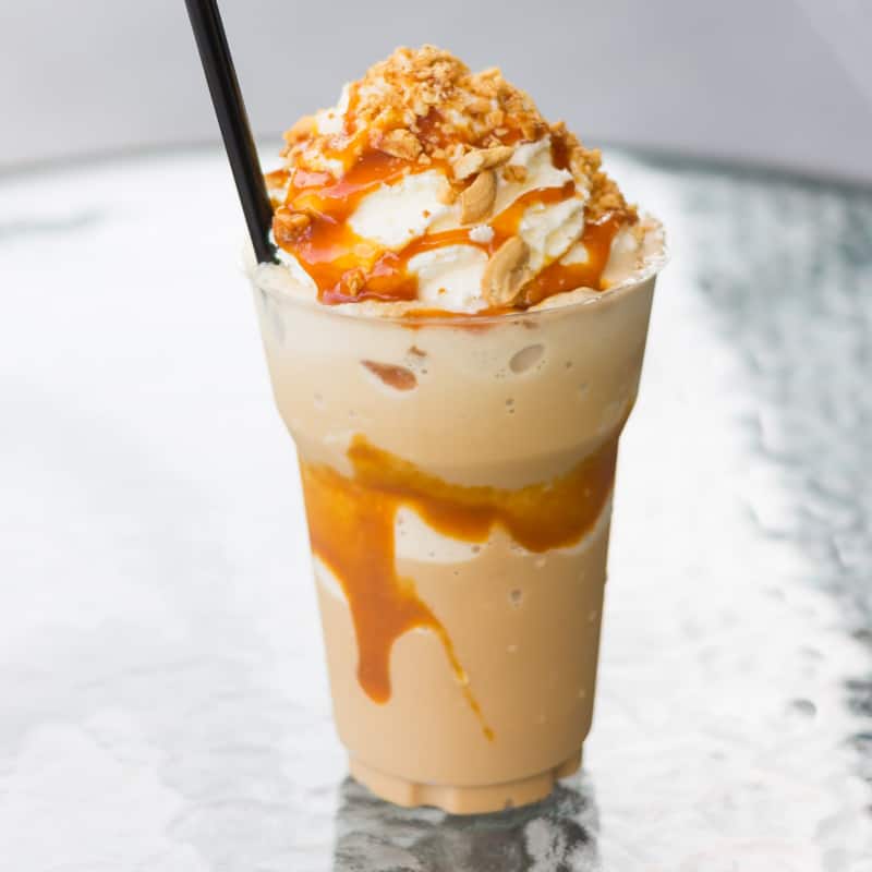 Caramel Ribbon Crunch Frappuccino (Secretly healthy!) - The Big Man's ...