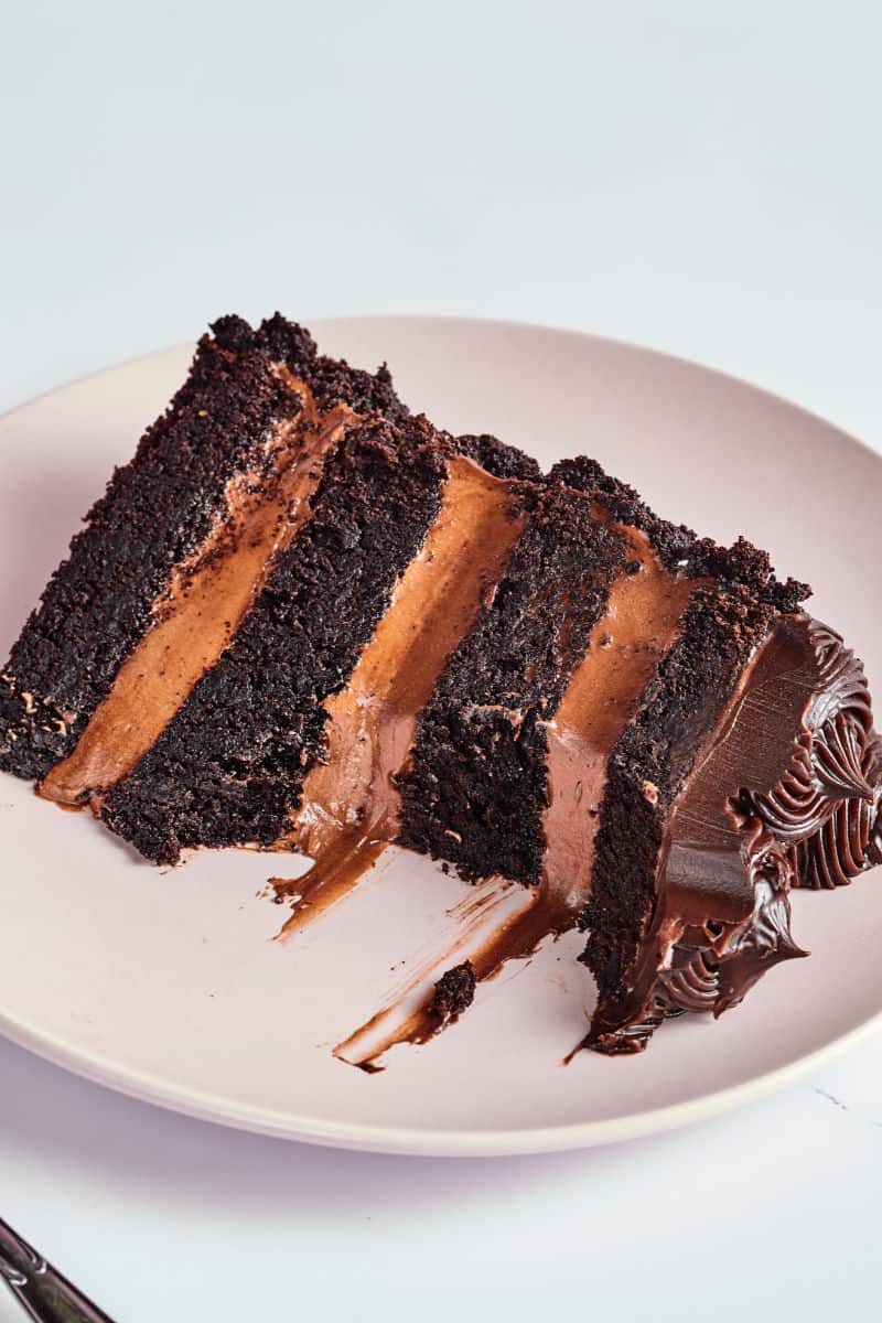 eggless chocolate cake