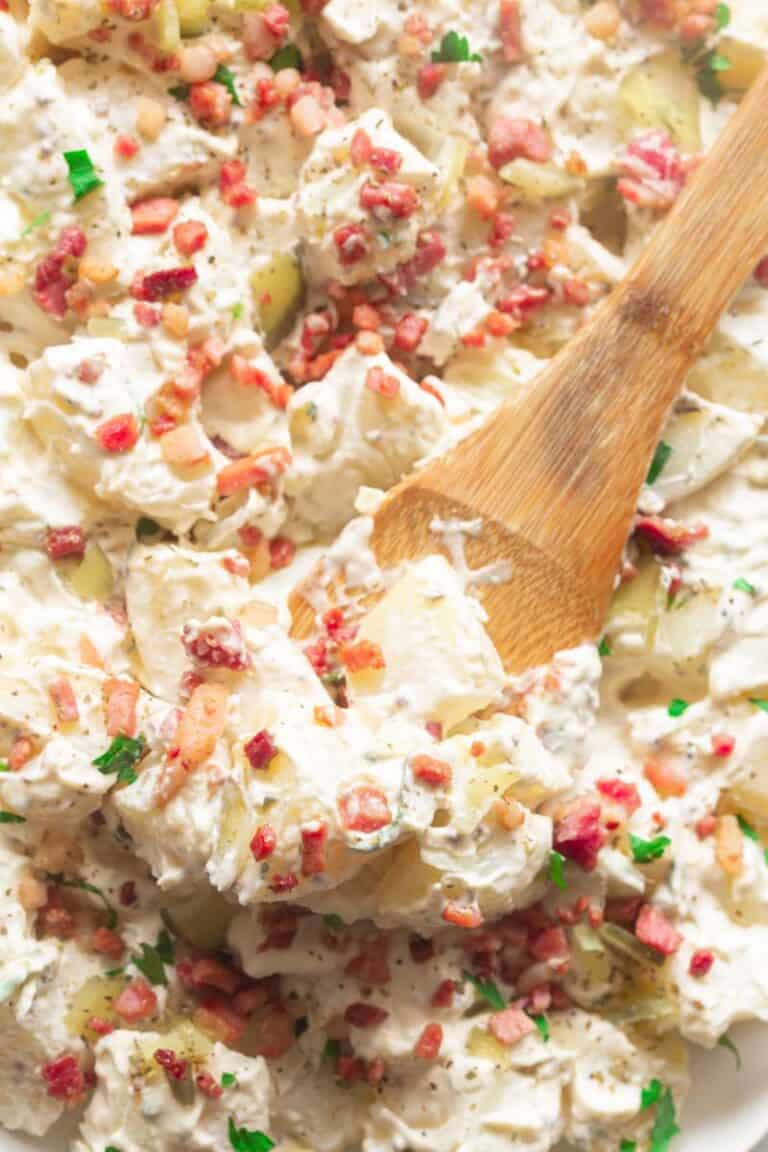Keto Potato Salad {NO cauliflower} The Big Man's World