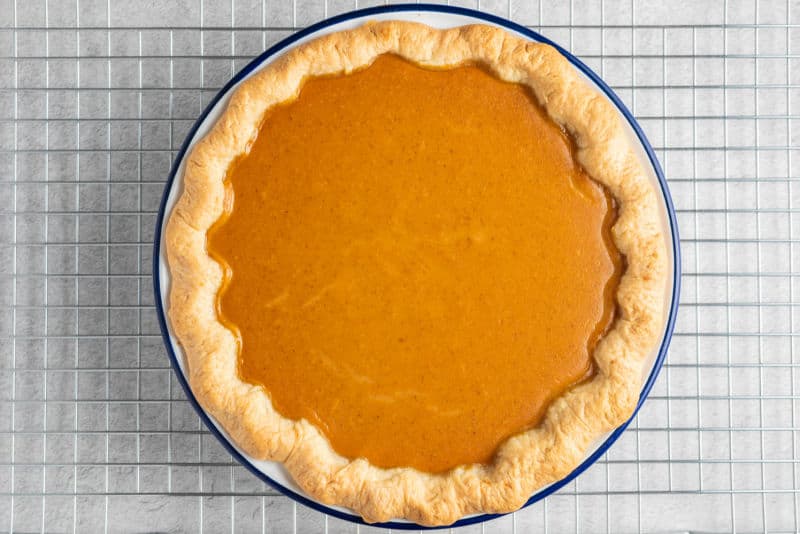 healthy homemade pumpkin pie