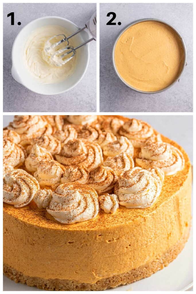 Keto Pumpkin Cheesecake  No Bake    - 79