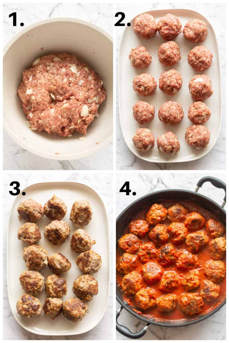 how to make keto meatballs.