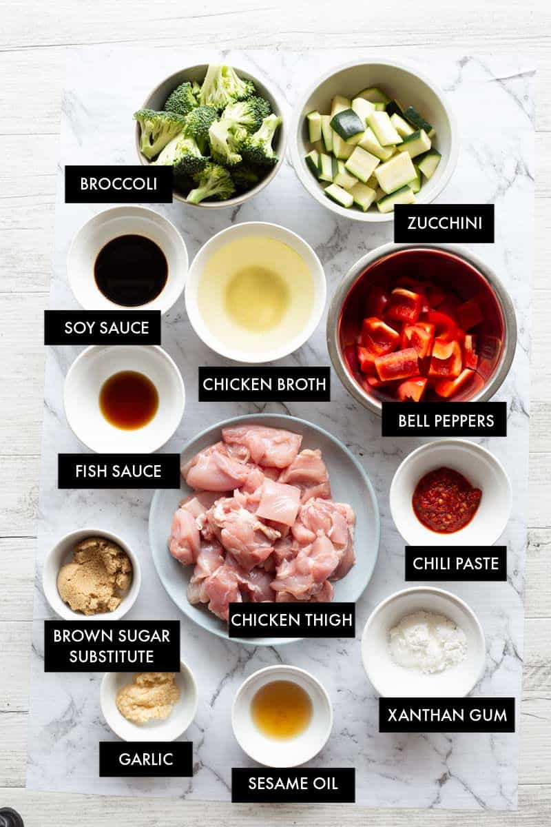 Hunan chicken ingredients