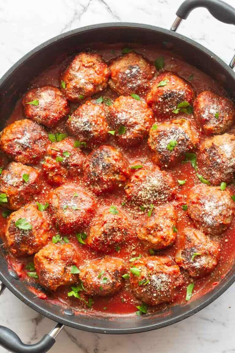 Keto Meatballs {Italian Style} - The Big Man's World