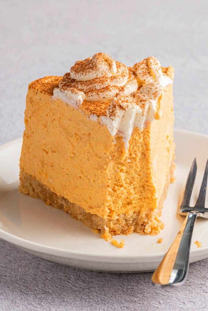 Keto Pumpkin Cheesecake  No Bake    - 13