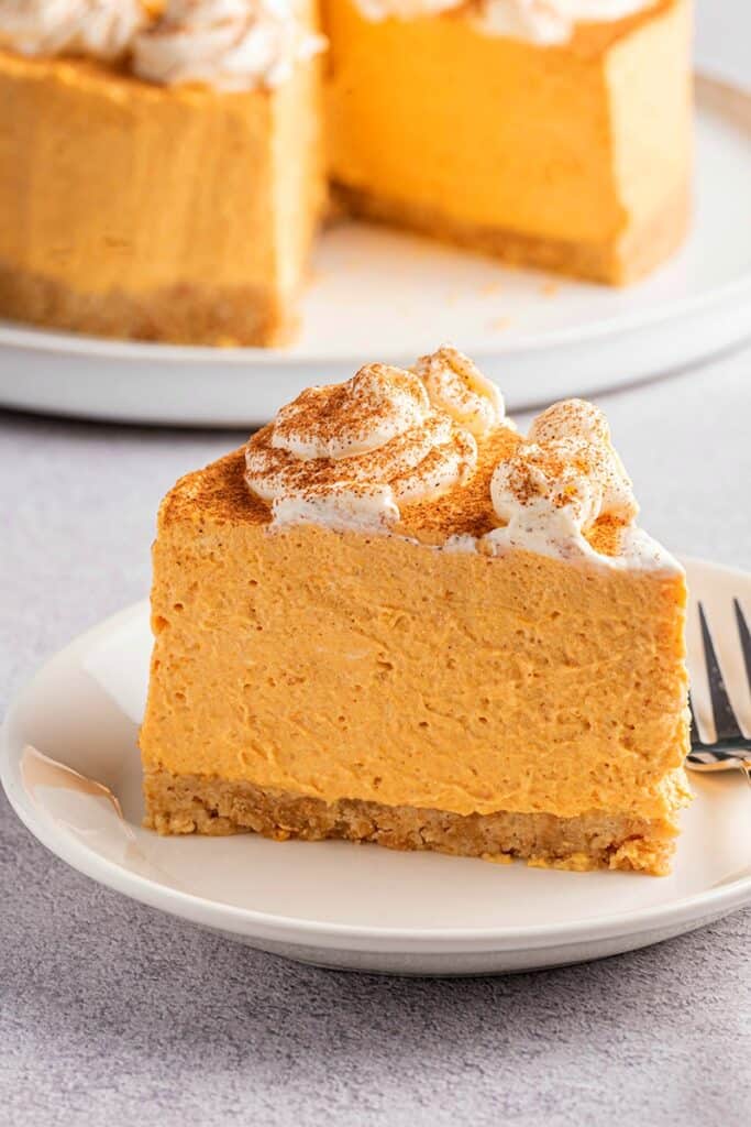 Keto Pumpkin Cheesecake  No Bake    - 43