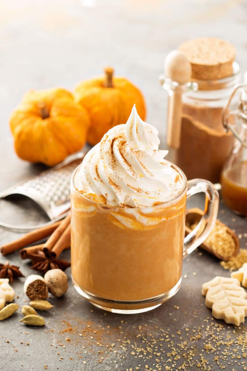 low carb pumpkin spice latte