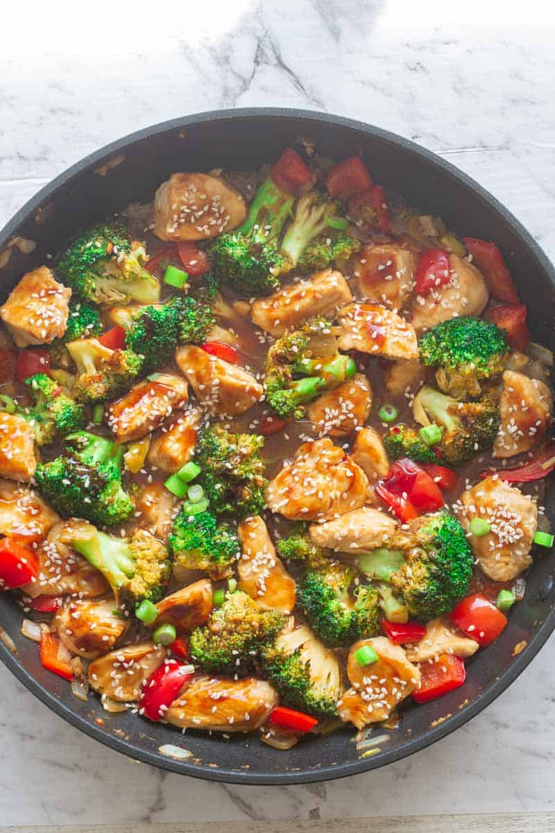 keto chicken stir fry