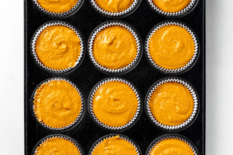 pre-baked pumpkin muffins.