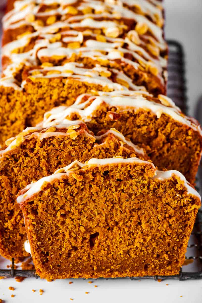 healthy pumpkin bread.