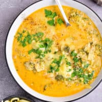 keto broccoli cheese soup