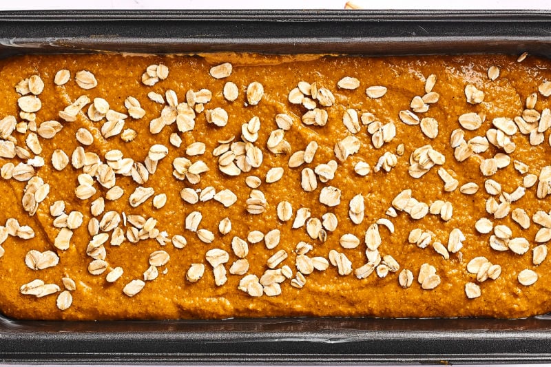 pre-baked pumpkin bread.