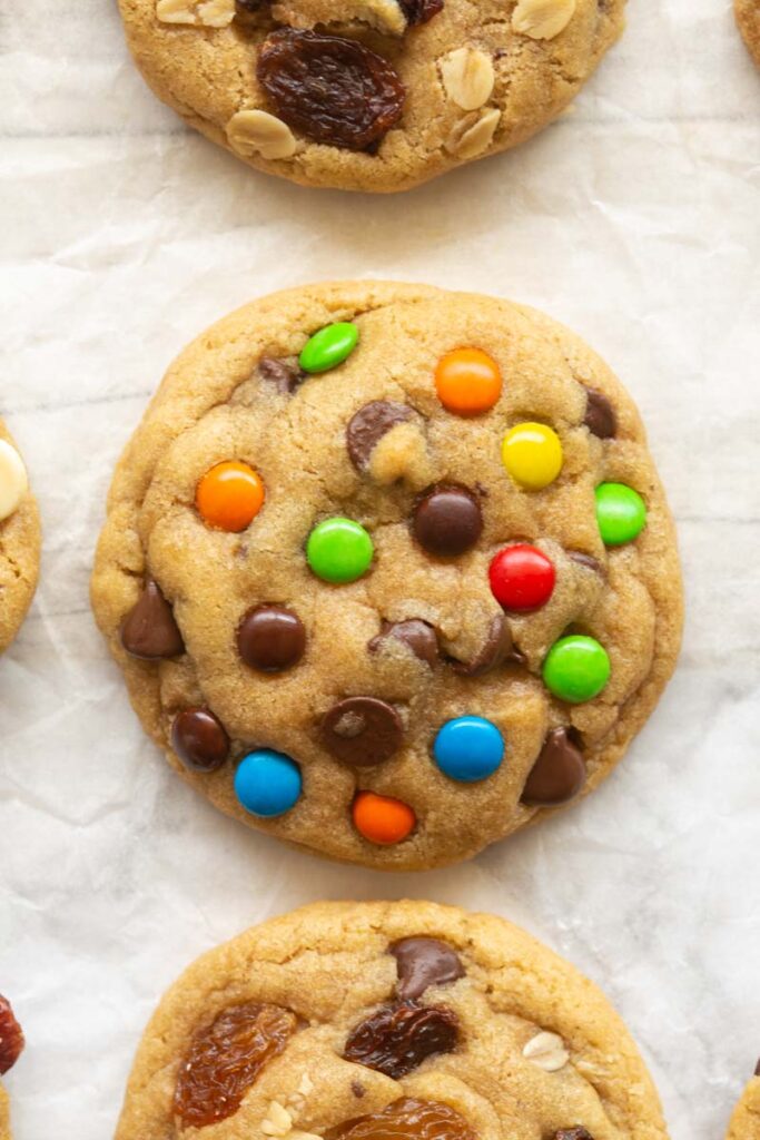 vegan m and m cookies