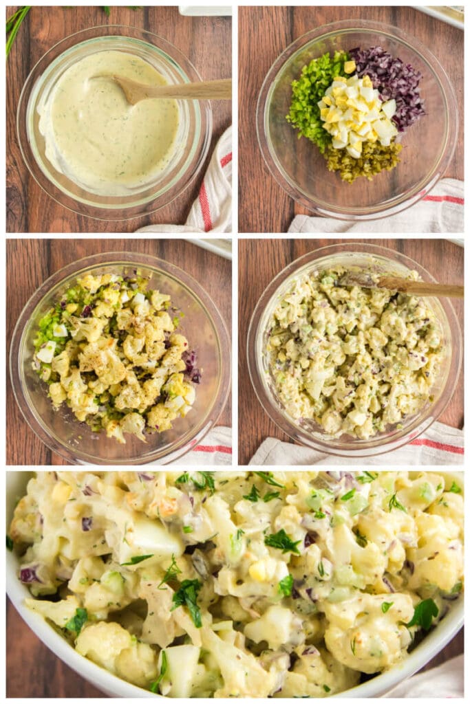 Cauliflower Potato Salad (Almost ZERO carbs!) The Big Man's World
