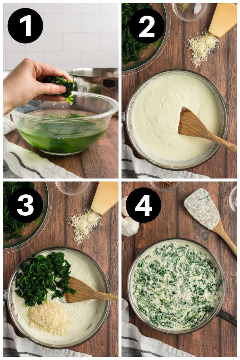 how to make keto creamed spinach