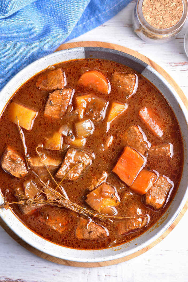 Crock Pot Beef Stew for Two - Small Town Woman