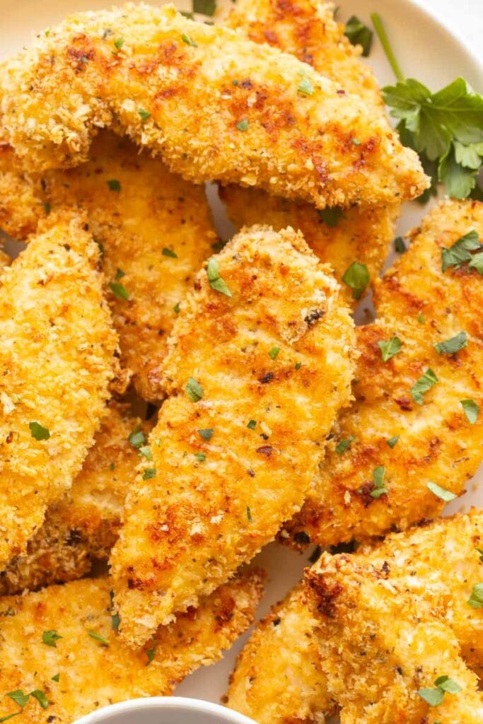 Truly Crispy Keto Chicken Tenders (Baked or Air Fryer!) - The Big Man's ...