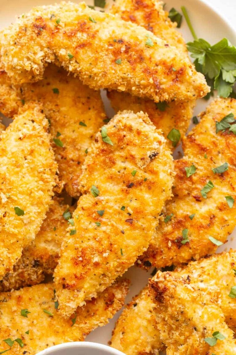 Truly Crispy Keto Chicken Tenders Baked Or Air Fryer The Big Mans World 