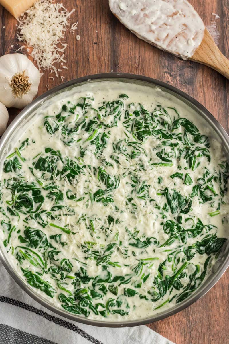 low carb creamed spinach